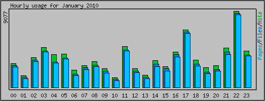 Hourly usage