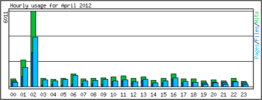 Hourly usage