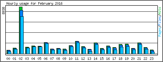 Hourly usage