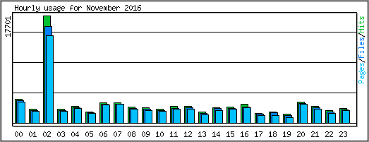 Hourly usage